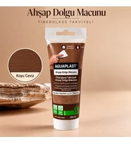 Ahşap Tamir Macunu KOYU CEVİZ Parke Mobilya Masa Dolgu Çatlak Çizik Giderici Fiberglas 125 ML