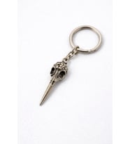 Raven Beak – Kuş Figürlü Eskitme Gümüş Renk Metal Anahtarlık