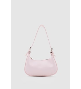 Muse Oval Baget Çanta Lila