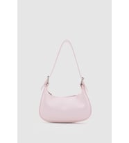 Muse Oval Baget Çanta Lila