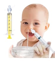Roichil® Yeniden Kullanılabilir, Manuel Burun Temizleyici 10ml Kapasiteli Burun Açıcı Şırınga