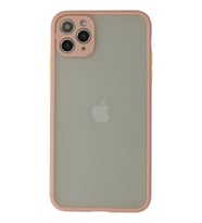 Pilelistore   iPhone 12 Pro Kılıf Montreal Silikon Kapak - Pembe