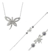 Gümüş Yusufçuk Bayan Set
