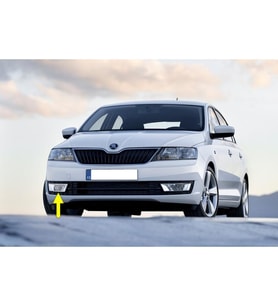 Skoda Rapid 2012-2016 Sağ Ön Sis Farı Çerçevesi 5JA807682