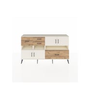 Arges Konsol 5 Raflı 4 Çekmeceli 4 Kapaklı 176x30x99 Aytaşı-Aytaşı/Çam