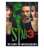 Stab 3 Woodsboro'ya Dönüş Çığlık Korku Filmi Afişi Tablo Ahşap Poster Dekoratif