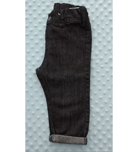 Kidaxi Erkek Bebek Dokuma Pantolon 6-36 Ay (Siyah)