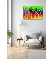 Dekoratif Duvar Tablosu Temperli Cam Tablo 110 x 70 cm