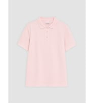LCW Kids Pembe Polo Yaka Kız Çocuk Pike Tişört
