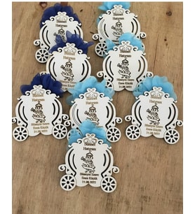 Sünnet Magnet -Vav Yazılı Magnet - Nikah Şekeri - Nişan Şekeri - Söz Şekeri - Düğün Magnet - Nişan Magnet - Söz Magnet - Yenidoğan Magnet - Doğum Magnet - Yaş Magnet 7cm