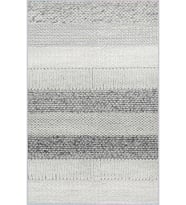 Eliana Home Baskılı, Yıkanabilir Kaymaz Taban Salon Halısı LNA0044-SD1096 100x150 cm (Gri)