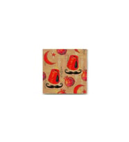 Osmanlı Fesi Ve Bıyığı Tablo - 105724 - 50x50 Cm