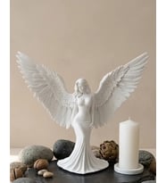 Minimalist Melek İnsan Figürlü 3d Heykel Dekoratif Biblo Ev Dekoru