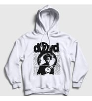 Presmono Unisex Beyaz Love Müzik D4vd Kapüşonlu Sweatshirt 550367tt