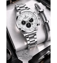 Daniel Klein Premium Çelik Kordon 2 Yıl Garantili 3 Atm Suya Dayanıklı Erkek Kol Saati EDK.R11095.1