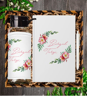 Kişiye Özel Tasarım Defter Kalem Matara Hediye Seti 104609