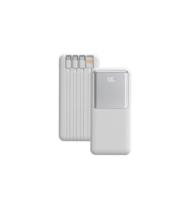 20000 mAh 22.5W Hızlı Şarj Powerbank Dijital Göstergeli Taşınabilir Şarj Cihazı (Beyaz)