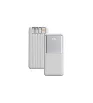 20000 mAh 22.5W Hızlı Şarj Powerbank Dijital Göstergeli Taşınabilir Şarj Cihazı (Beyaz)