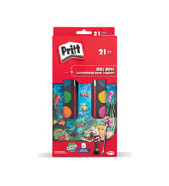 Pritt Suluboya 21 Renk Büyük Tablet 1671703 8428 8640 (Çok Renkli)