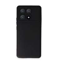 Xiaomi Poco X6 Pro Kılıf Nano İçi Kadife Silikon - Siyah