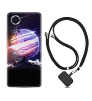 Huawei Nova Y70 Y90 Nova 9 SE  Kılıf Boyun Askılı Silikon Super Planet 1797