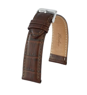 R4102S RODER DERİ KAYIŞ - KAHVERENGİ - 22X22MM
