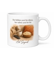 Dizi Severlere Özel Tasarım Baskılı Kupa Bardak Hediye Porselen Mug