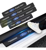 Ford Karbon Kapı Eşiği Koruma Araba Etiket Oto Sticker Yapıştırma 4 Parça