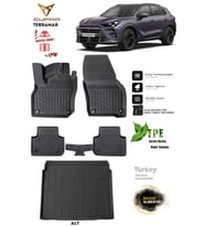 Cupra Terramar Alt 2024+ Araca Özel 3D Paspas Ve 3D Bagaj Havuzu