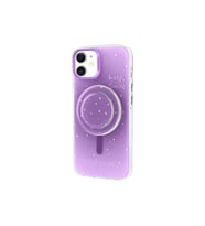 Apple iPhone 11 Uyumlu Kılıf M-safe Şarj Özellikli Tak-Çıkar Pop Soketli Zore Tiktok Kapak (Mor)