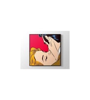 Roy Lichtenstein - Roy Kiss Tablo - 106299 - 50x50 Cm