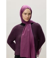 Vişne Çürüğü Fresh Scarfs İnce Pamuk Vual Şal