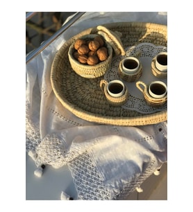 Vanilla Hasır Türk Kahvesi Bardağı (6 parça) _ 6'lı set