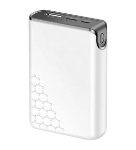 Konfulon A6Q 22.5W Usb QC 3.0 20W Type-C Çıkışlı 10000 mAh Mini Powerbank (Siyah)