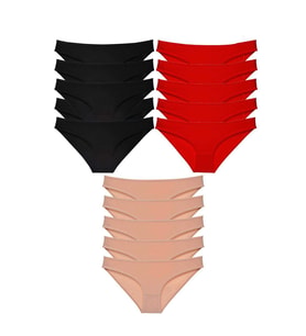 Mulvxbrf Brf02 15 Adet Süper Eko Set Likralı Kadın Slip Külot 512 (Mulvix)
