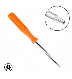 T10 Tornavida PS3 PS4 XBOX Tamir T10 Torx Uçlu Tornavida Delikli (Turuncu)