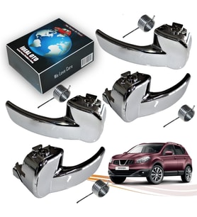 Nissan Qashqai 2007-2014 Kapı İç Açma Kolu Ön Arka 4'lü Takım 80670JD00E