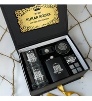 Kişiye Özel Viski Sever Hediye Kutusu Premium Seri