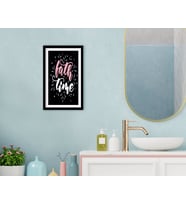 BK Home Banyo Dekoratif Ahşap Siyah Çerçeveli Tablo-3