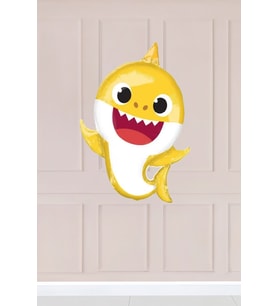 Sarı Baby Shark Folyo Balon