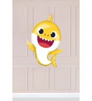Sarı Baby Shark Folyo Balon