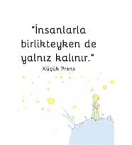 Küçük Prens Tasarımlı Ahşap Poster