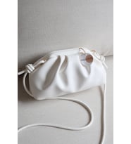 Kadın Burslu Mini El Çantası Vintage Stil Modern Pouch Omuz Çantası Düğüm Askılı