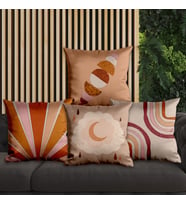 eJOYA Modern Tasarımlı 4'lü Yastık İçi Ve Kırlent Kılıfı 45cm 113818
