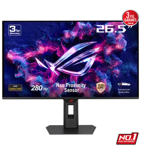ASUS ROG Strix XG27ACDMS 26.5” QHD QD-OLED 280Hz 0.03ms Gaming Monitör HDR True Black 400 Pivot