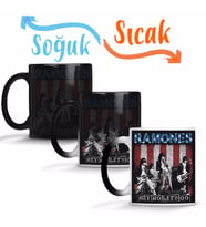 Ramones 03 Sihirli Kupa Bardak Porselen