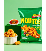 Fırın Nohut Cipsi 55 Gr Kajun Baharatlı