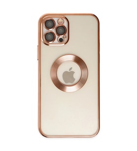 iPhone 12 Pro Kılıf Slot Silikon - Rose Gold