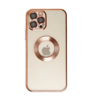 iPhone 12 Pro Kılıf Slot Silikon - Rose Gold