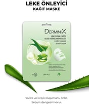 derminix leke önleyici aloe vera & amino asit Yüz Kağıt Maskesi